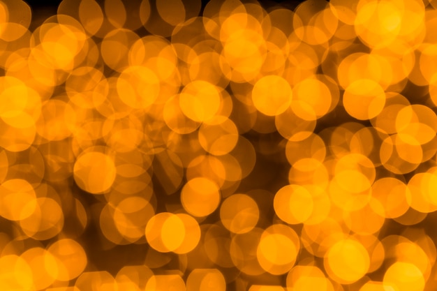 Blurred golden bokeh background