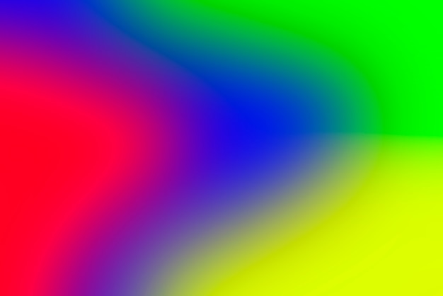 Бесплатное фото Размытый градиент абстрактный фон с яркими основными цветами
