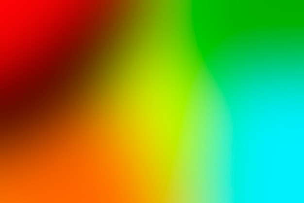 Blurred gradient abstract background with vivid primary colors