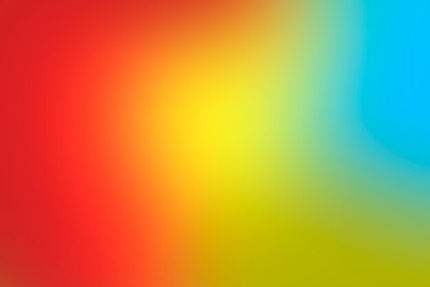 Blurred gradient abstract background with vivid primary colors