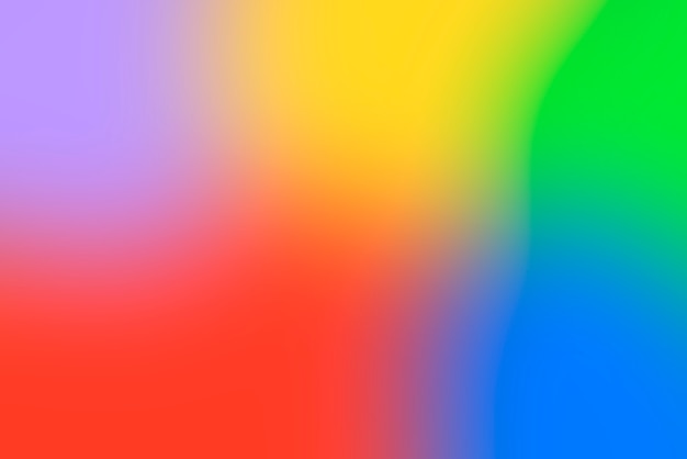 Размытый градиент абстрактный фон с яркими основными цветами