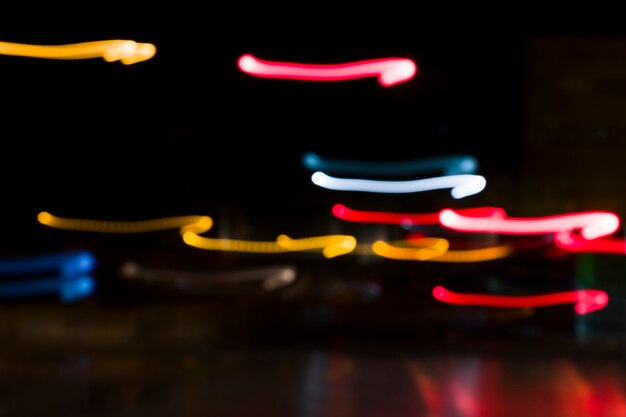 Blurred night lights
