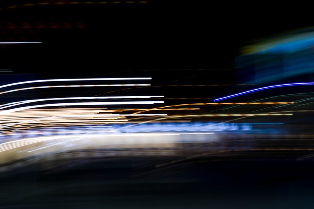 Blurred night lights