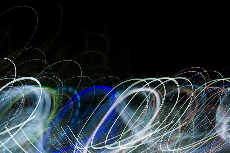 無料Photo ぼやけた夜景