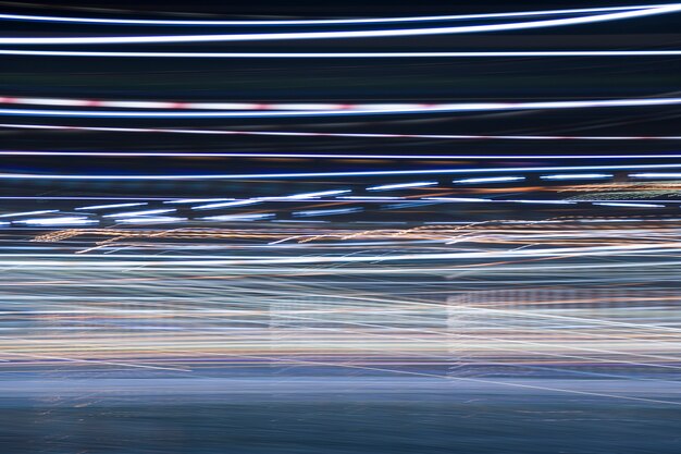 Blurred night lights