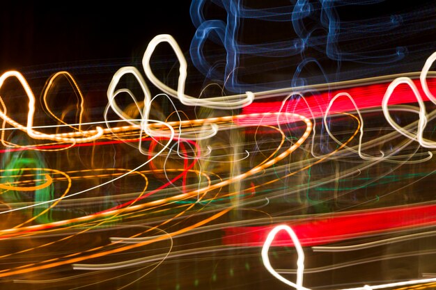 Blurred night lights