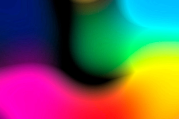 Blurred pop abstract background - Ink Outlines