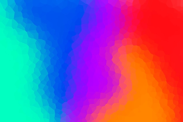 Free photo blurred pop abstract background with vivid primary colors