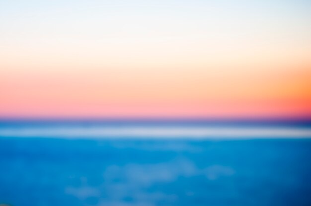 Blurred sea