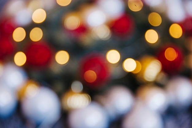 Free photo blurry christmas background