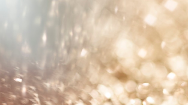 Blurry golden glitter background texture