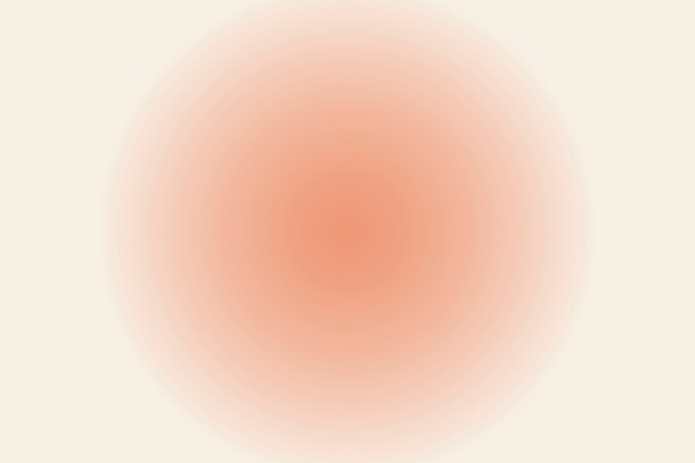 Free photo blurry peach circle background in gradient vintage style