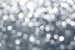 Free photo blurry shiny silver glitter textured