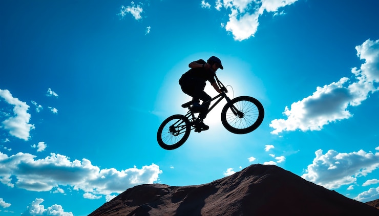 無料Photo bmxライダージャンプ