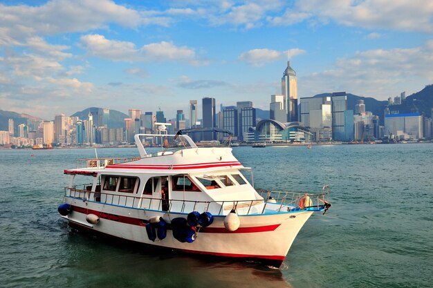 ボートと香港