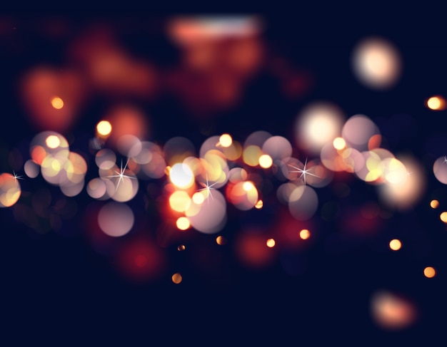 Free photo bokeh light background