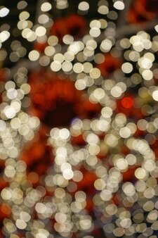 Bokeh photo of christmas lights