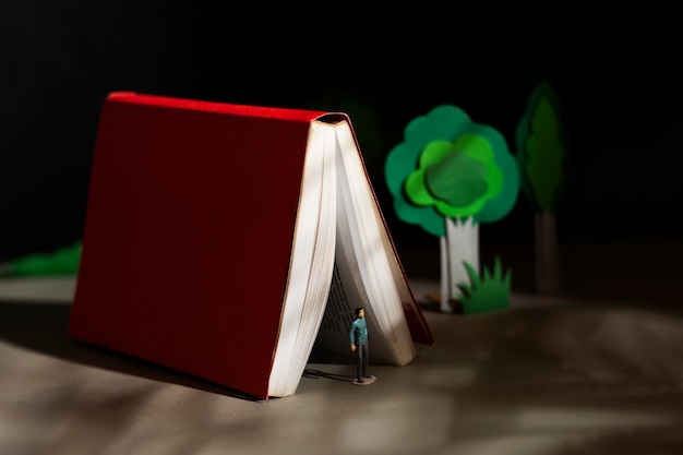 Foto gratuita libri e fantasia still life