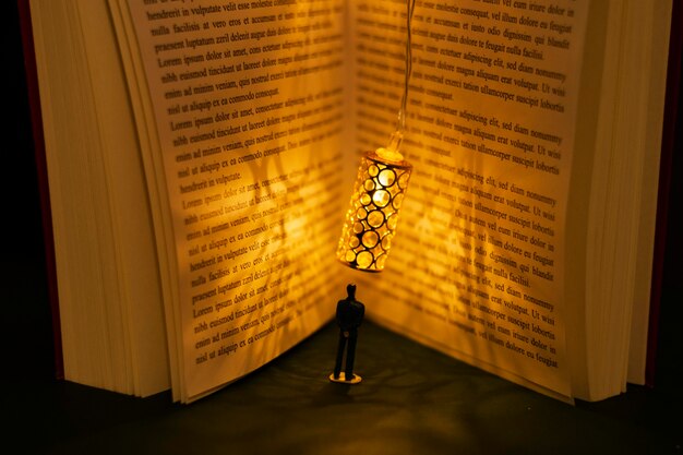 books and imagination still life