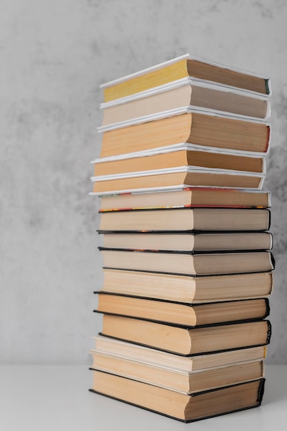 Books stack indoors assortment