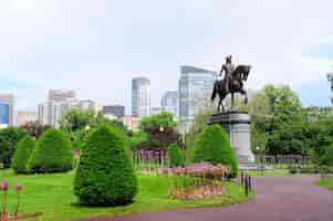 Foto gratuita giardino del parco del boston common