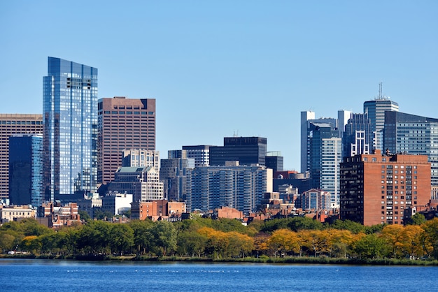 Foto gratuita centro di boston, stati uniti