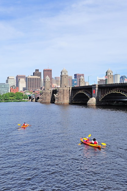 Foto gratuita orizzonte di boston