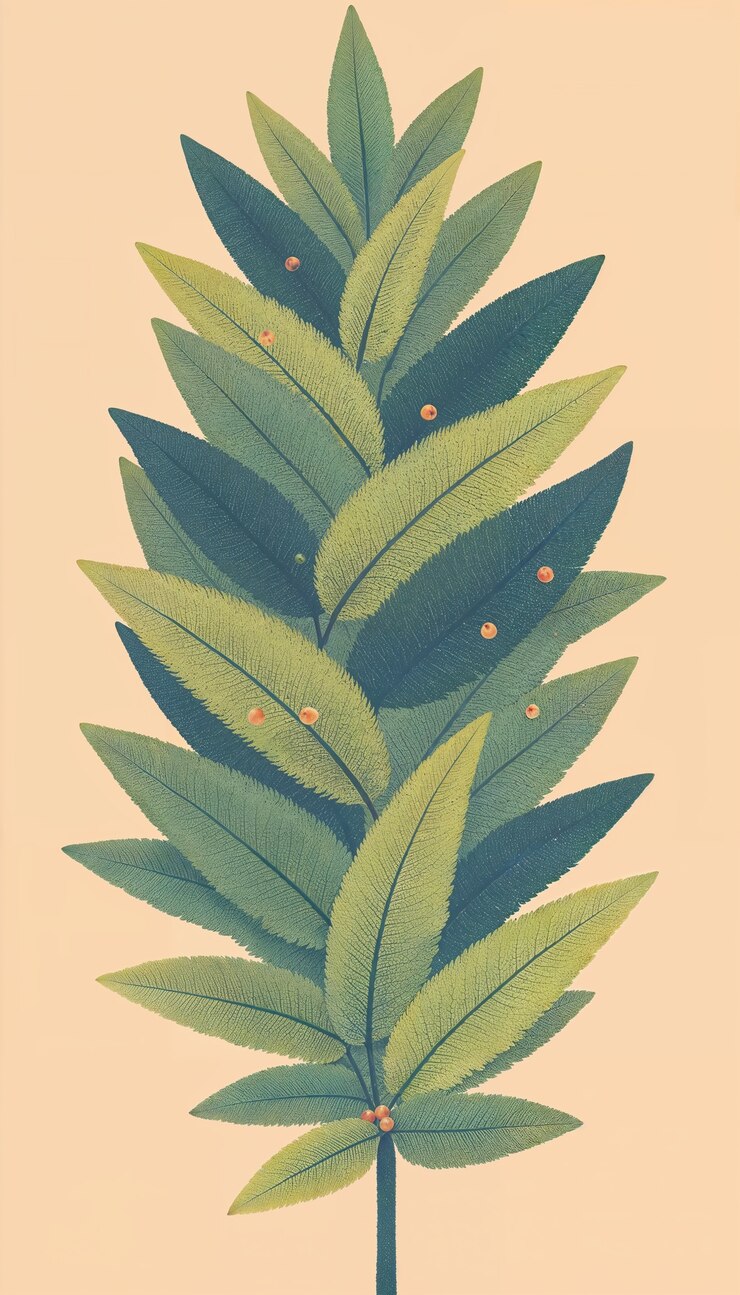 Free Photo botanical elements background