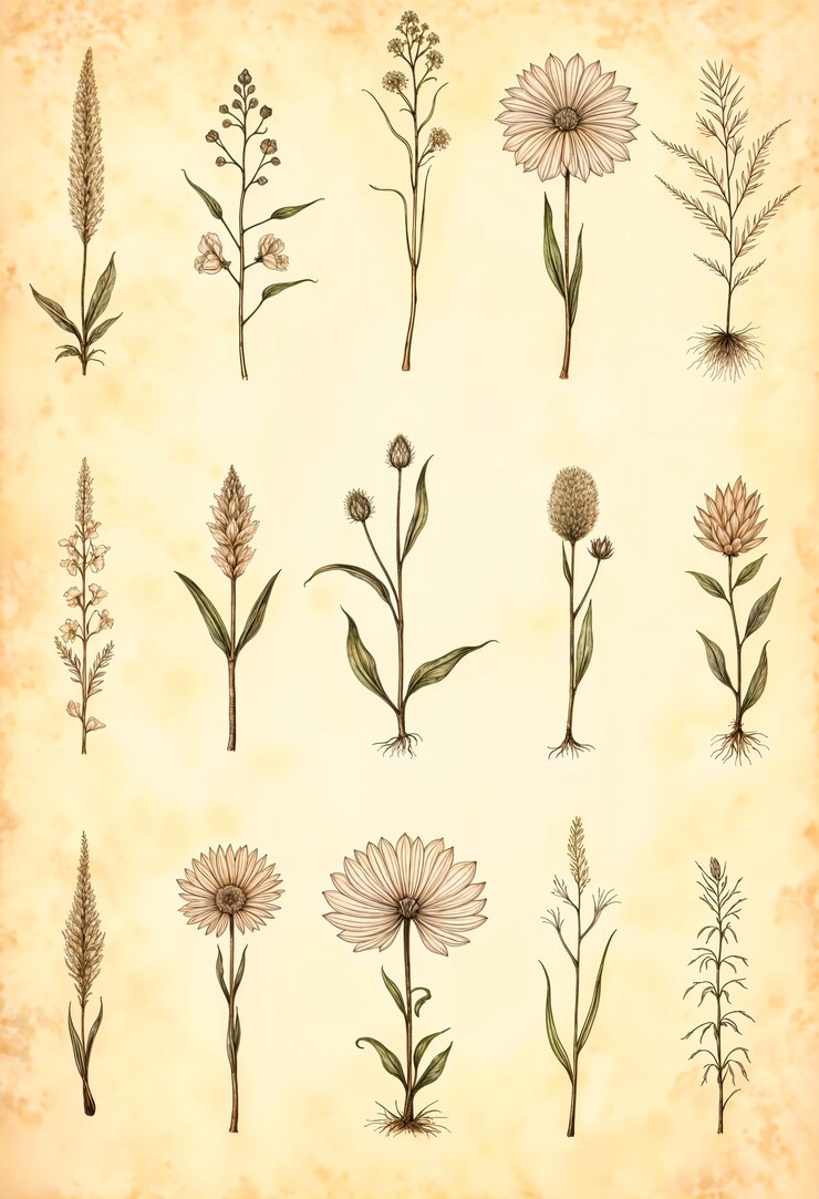 無料Photo 紙に書かれた植物薬草