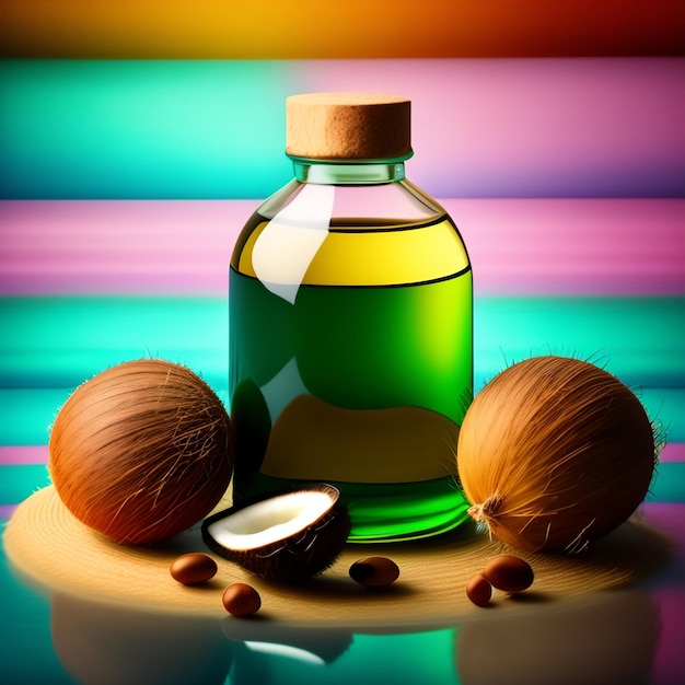 bottle-almond-oil-with-wooden-lid-sits-s