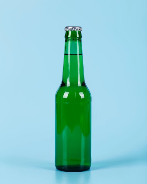 Bottle of beer on desk