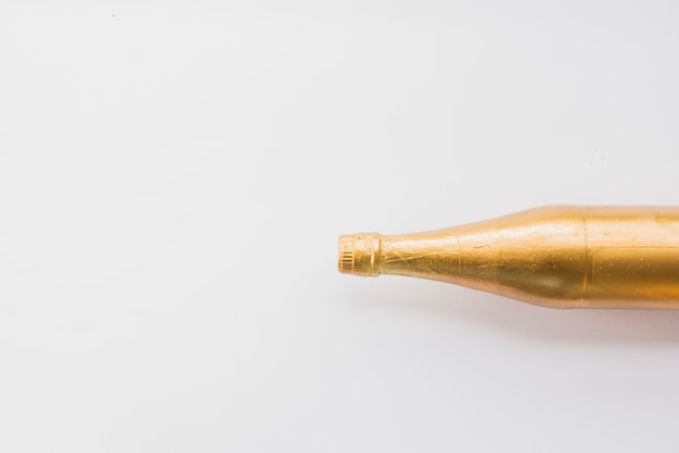 Bottle of drink on white background