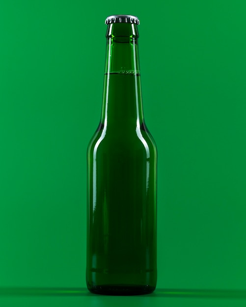 Bottle with beer