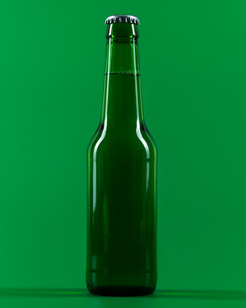 Bottle with beer