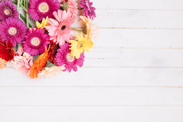 Bouquet of bright flowers