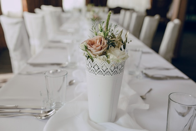 Free photo bouquet on a table