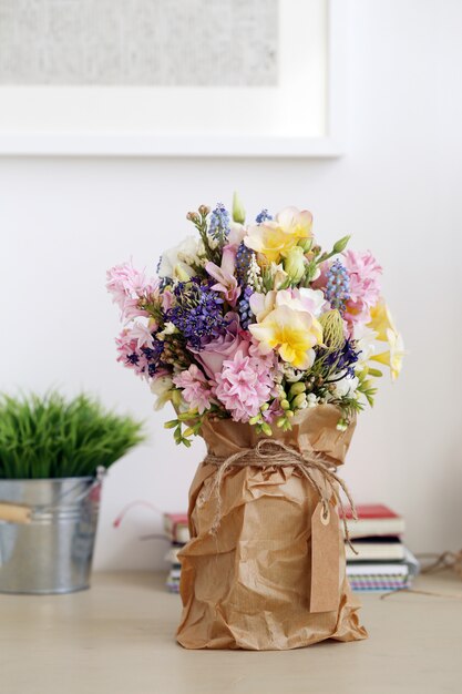 Bouquet on the table