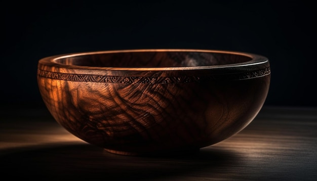 Free photo a bowl with a tree pattern on it