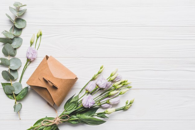 Box and beautiful roses