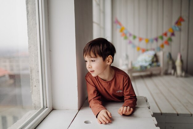 A Boy having fun 