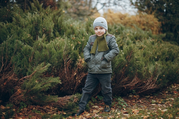 Free photo boy in park