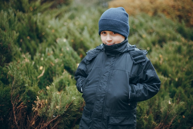 Boy in park