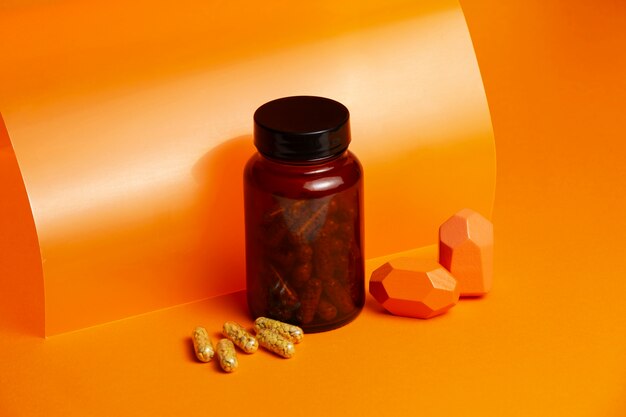 Brain booster pills still life