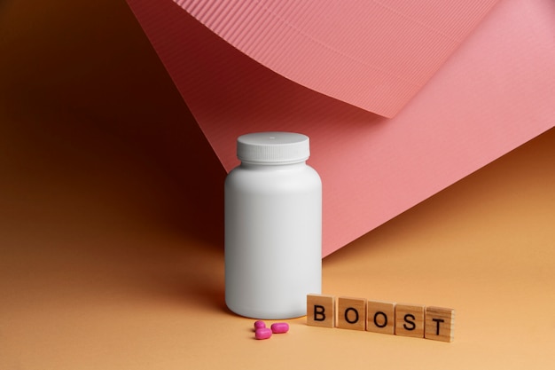 Brain booster pills still life