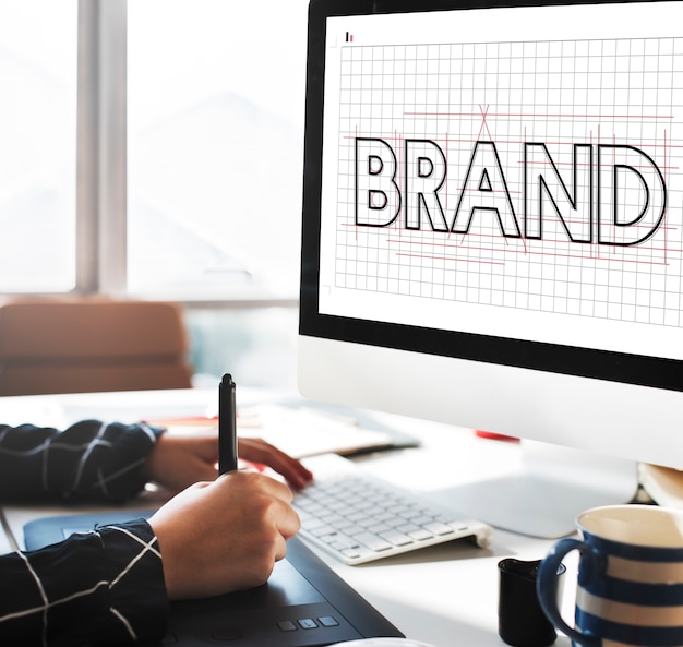 Free Photo brand copyright name draft graphic concept