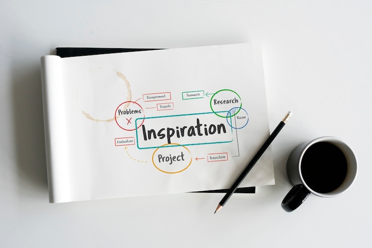 Free Photo braunstorming teamwork sharing sketch design