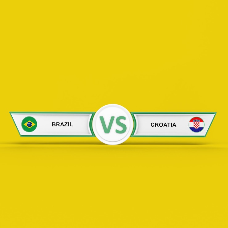 Free Photo brazil vs croatia match