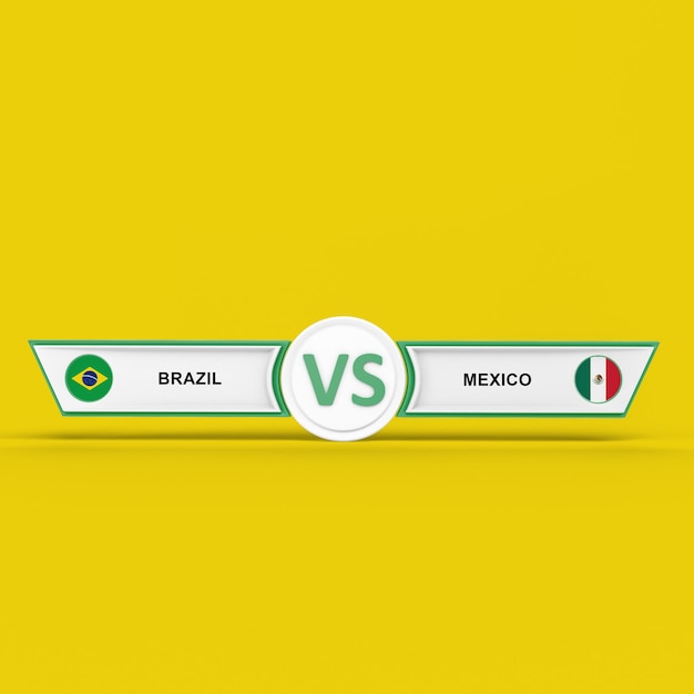 Матч Бразилии и Мексики