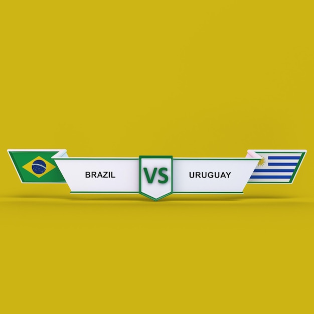 Foto gratuita brasile vs uruguay