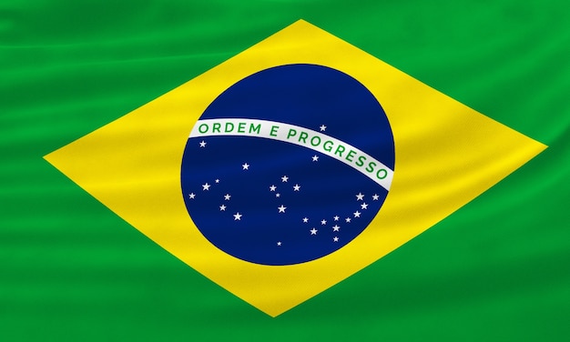 Free photo brazilian flag composition